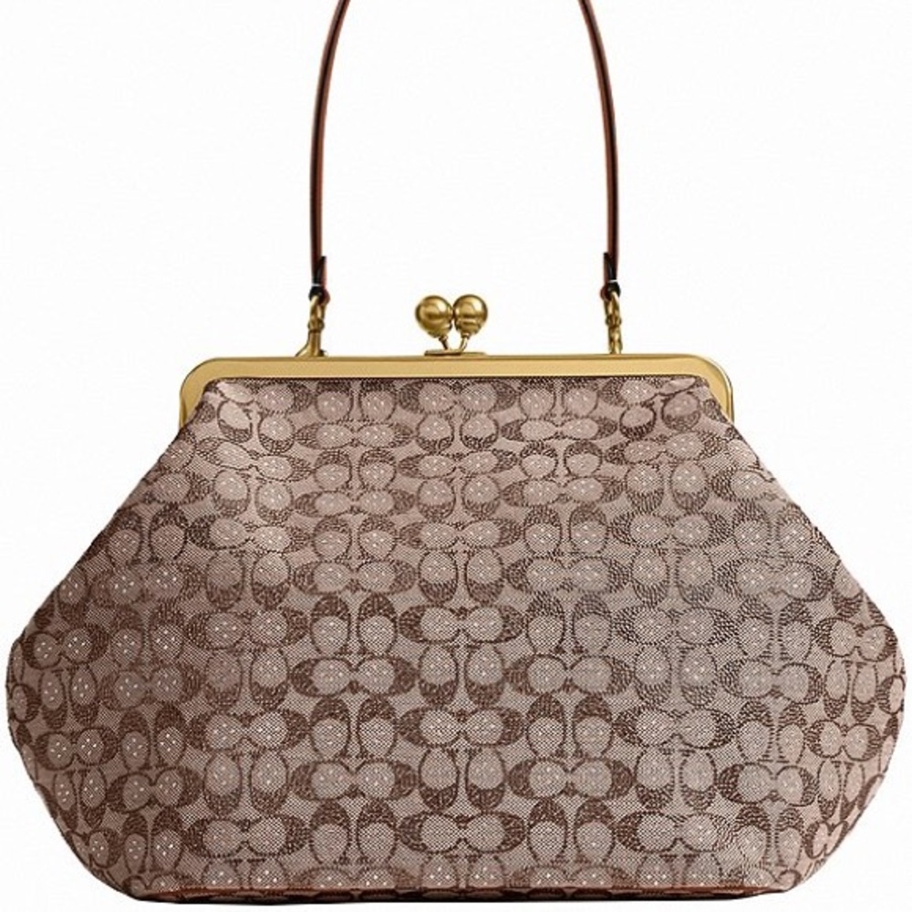 COACH CRYSTAL FRAME KISSLOCK